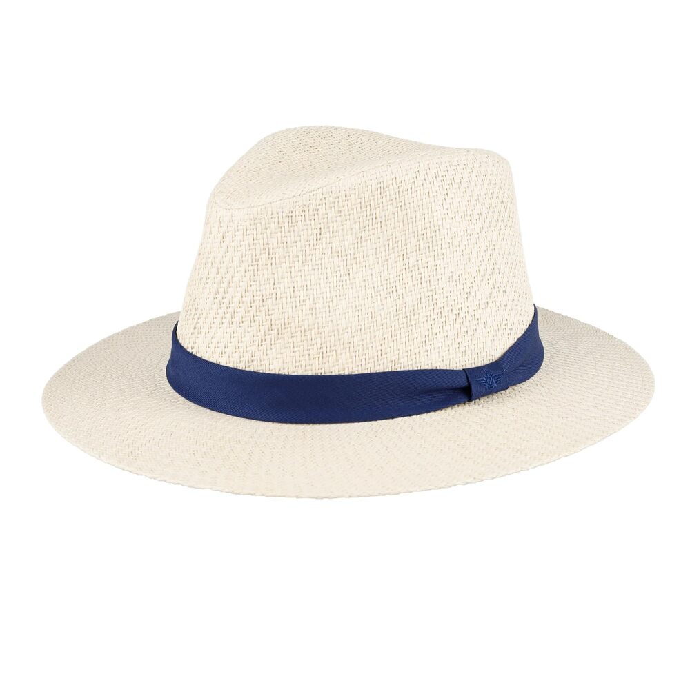 8234 Textured Straw Panama with Band